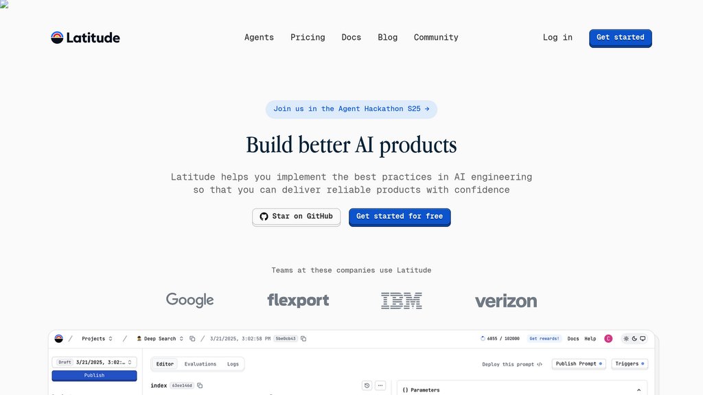 Latitude screenshot