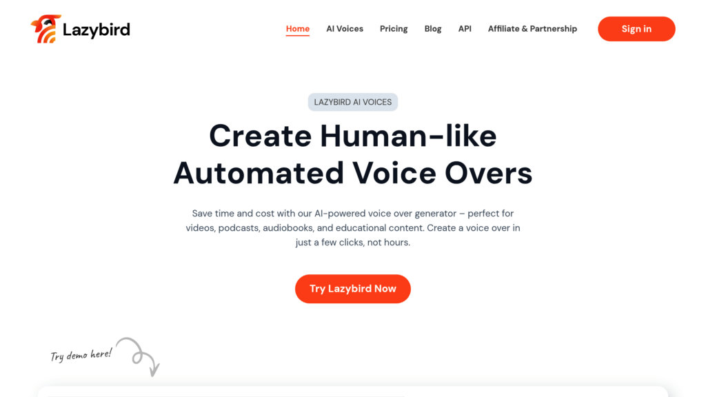 Lazybird screenshot
