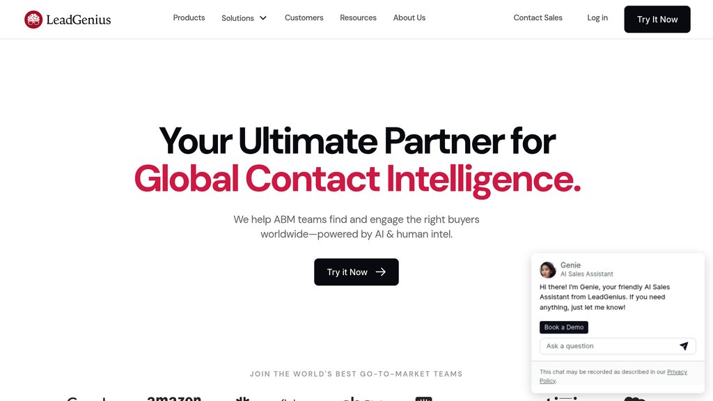 LeadGenius screenshot