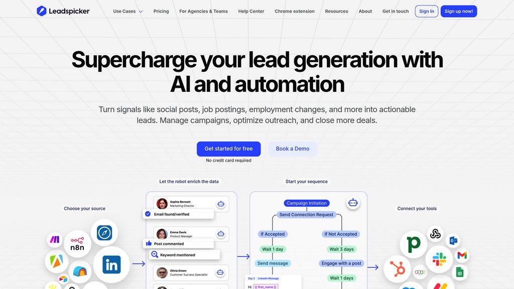 Leadspicker screenshot