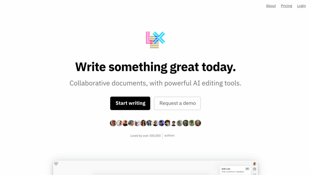 Lex screenshot