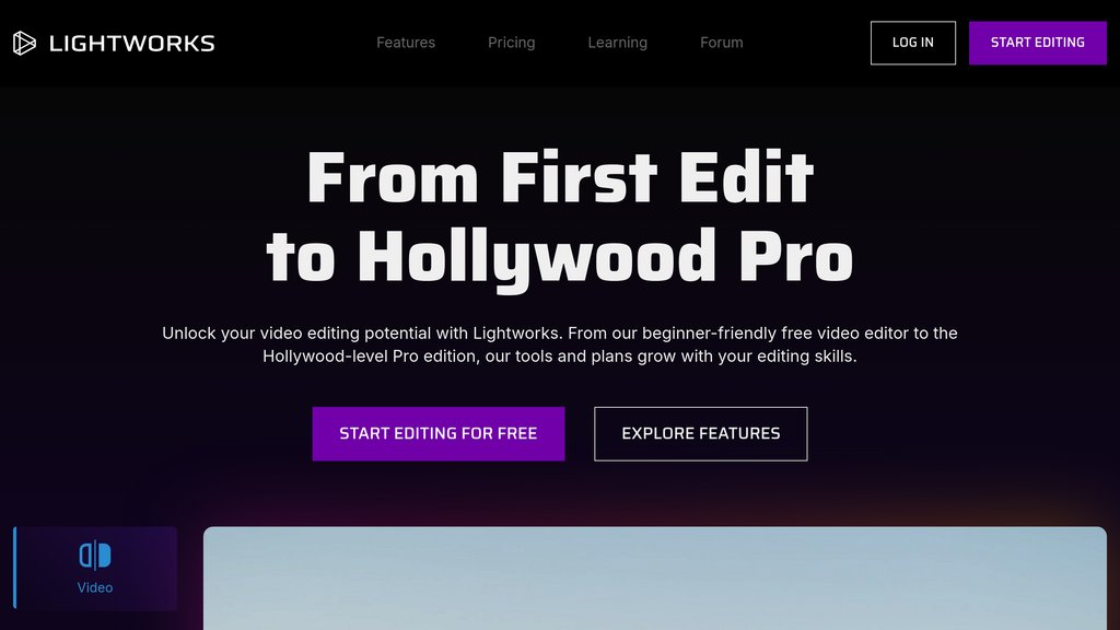 Lightworks screenshot