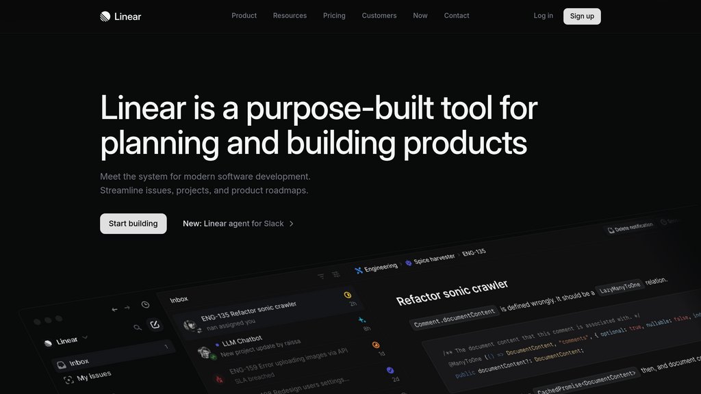 Linear screenshot