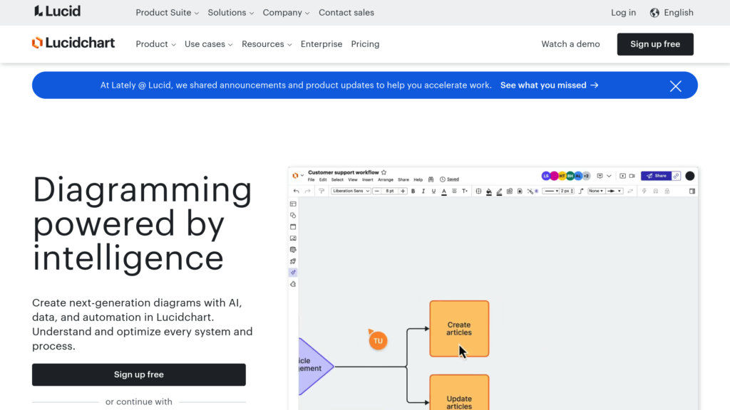 Lucidchart screenshot