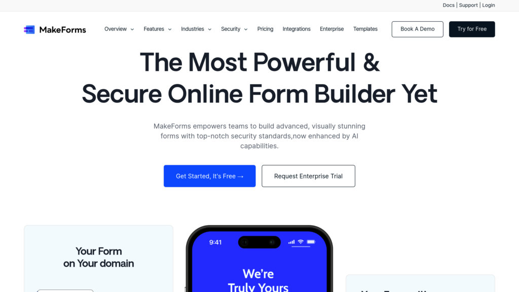 MakeForms.io screenshot