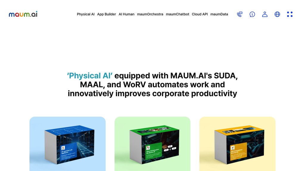 Maum AI screenshot