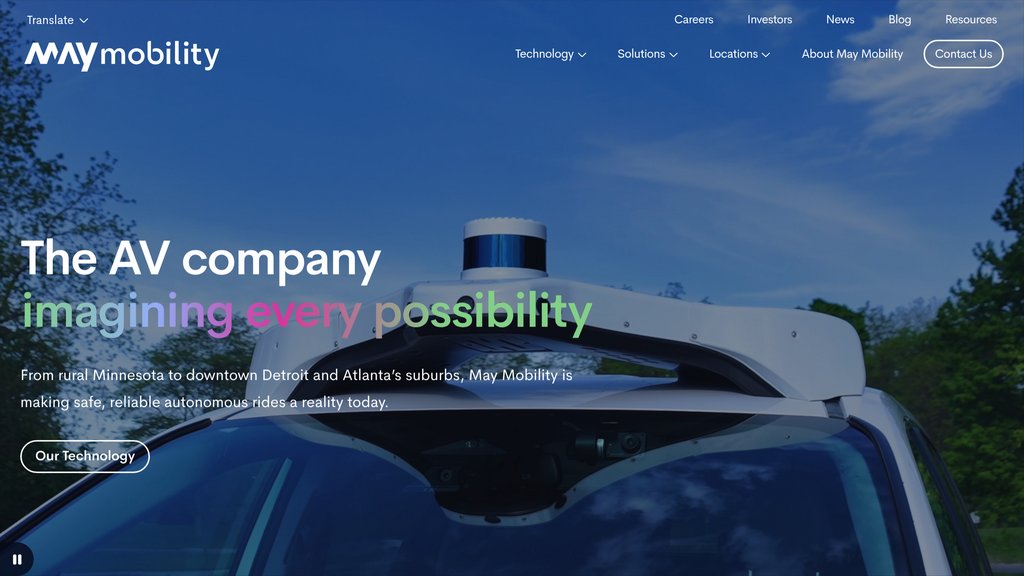 May Mobility screenshot