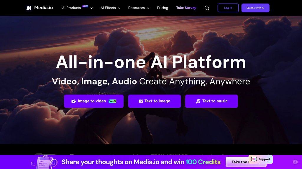 Media.io screenshot