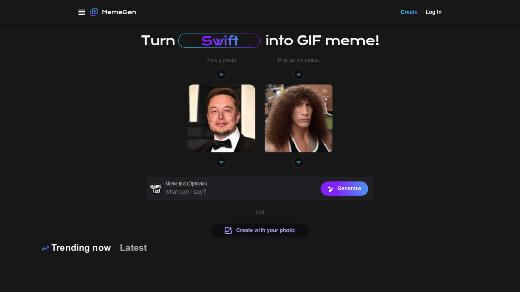 MemeGen AI screenshot