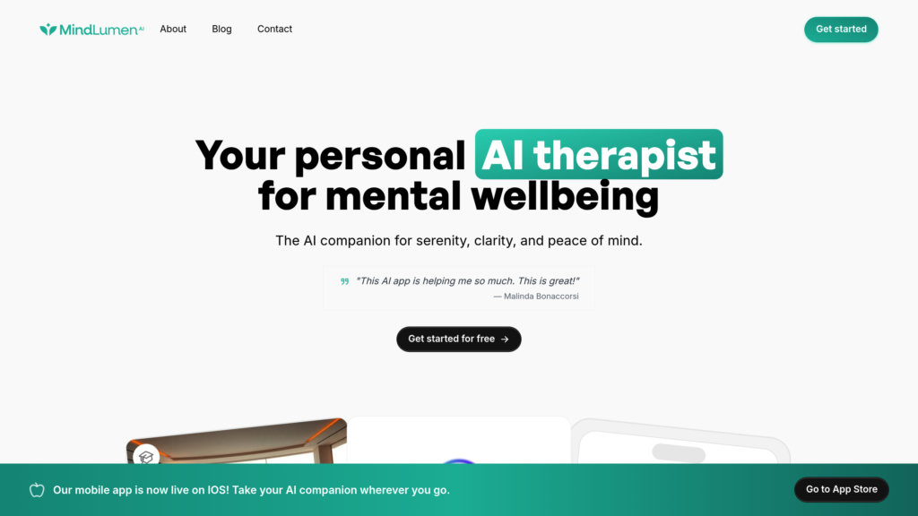 MindPeace AI screenshot