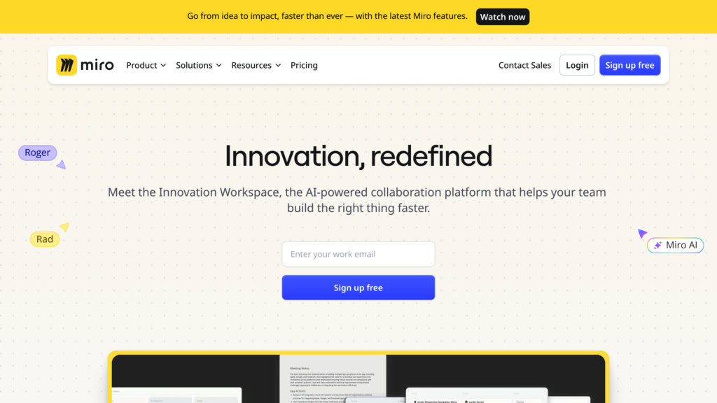Miro screenshot