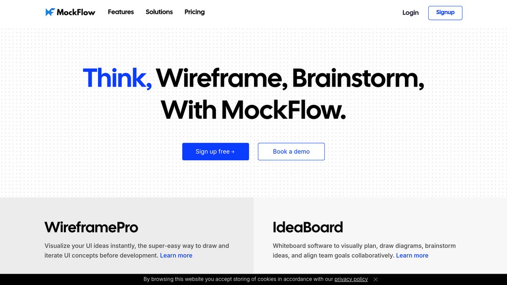 MockFlow screenshot