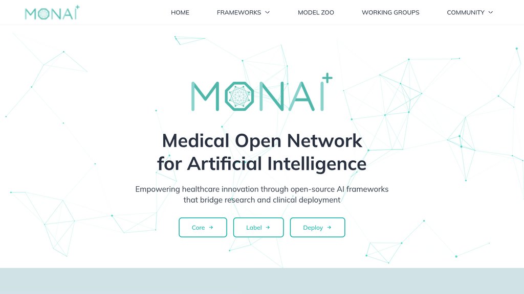 MONAI screenshot
