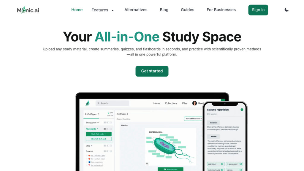 Monic.ai screenshot