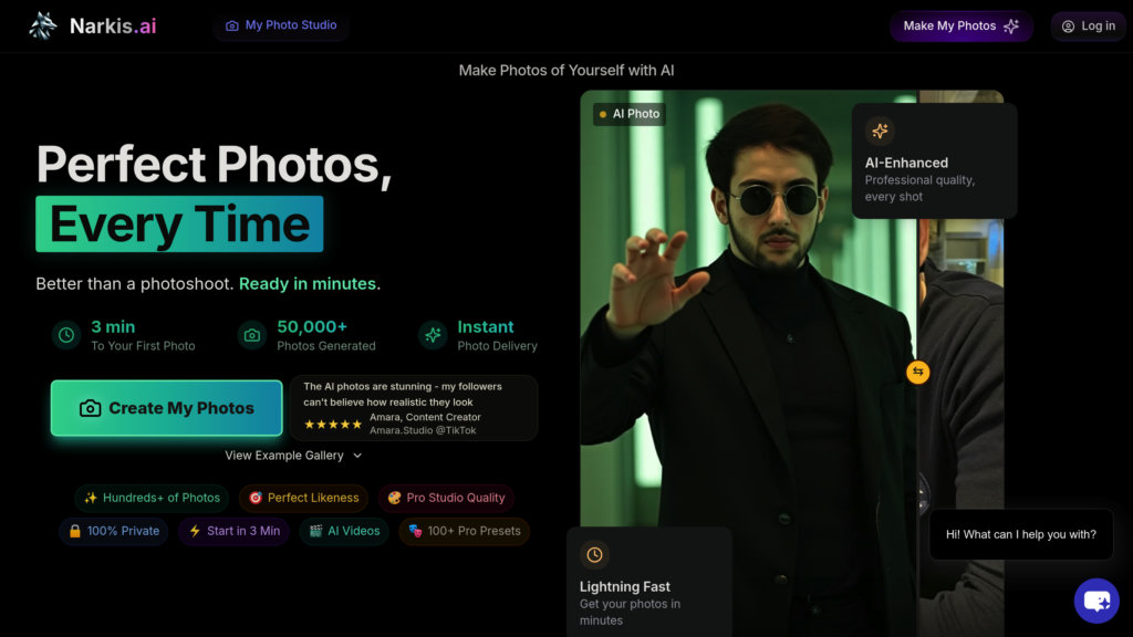 Narkis.ai screenshot