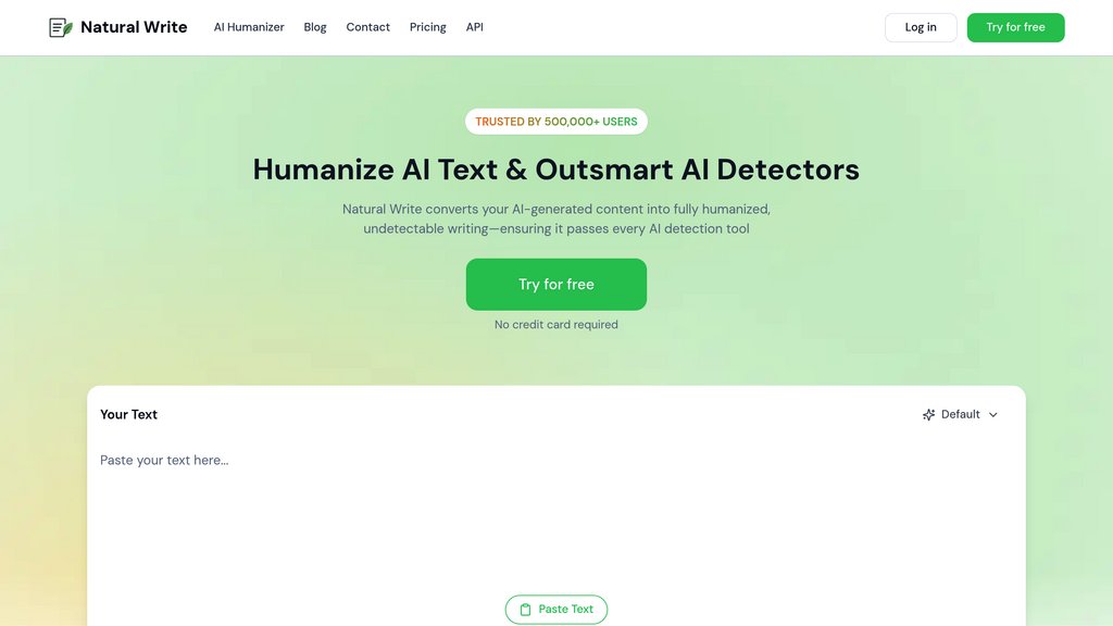 Natural Write screenshot