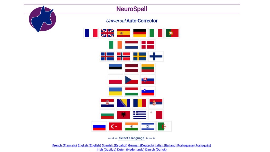 NeuroSpell screenshot