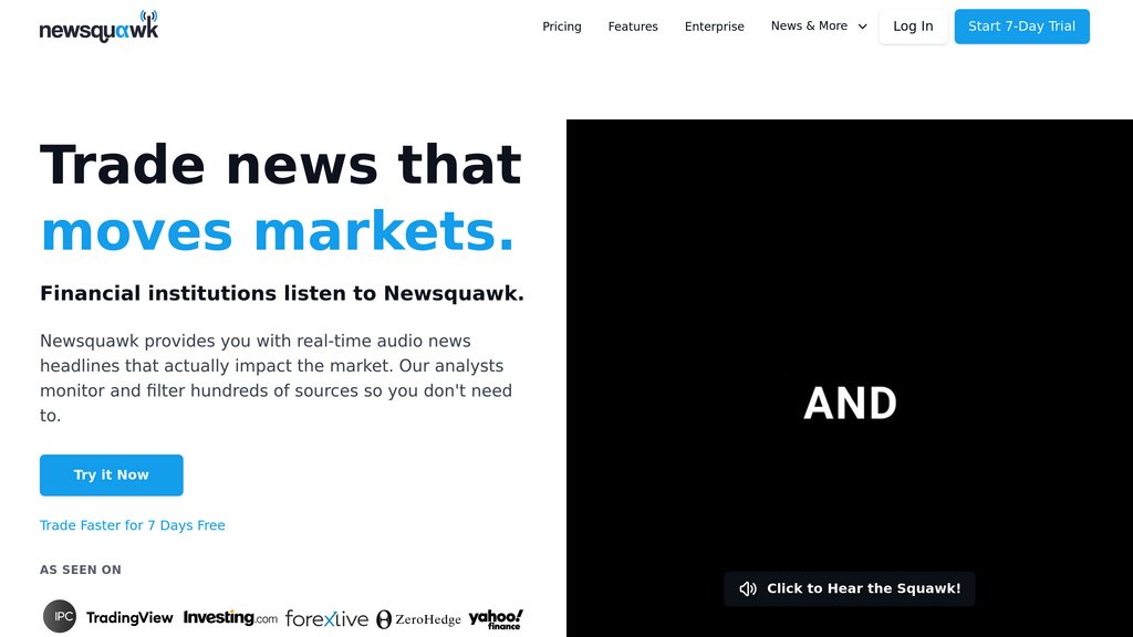 Newsquawk screenshot
