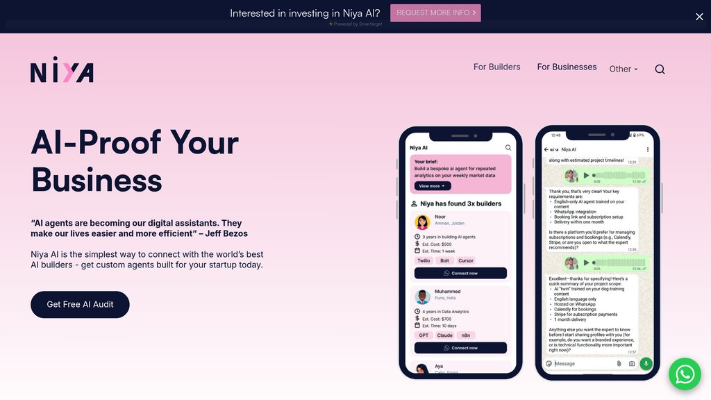 Niya AI screenshot