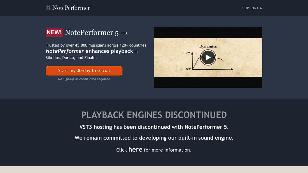 NotePerformer screenshot