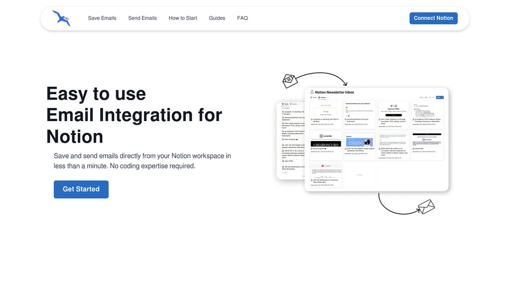 NotionSender screenshot