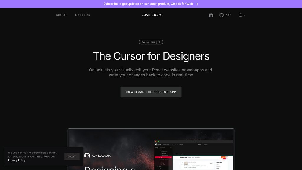 Onlook screenshot