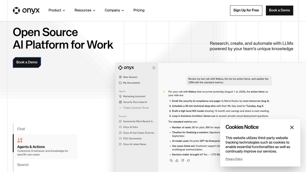 Onyx screenshot