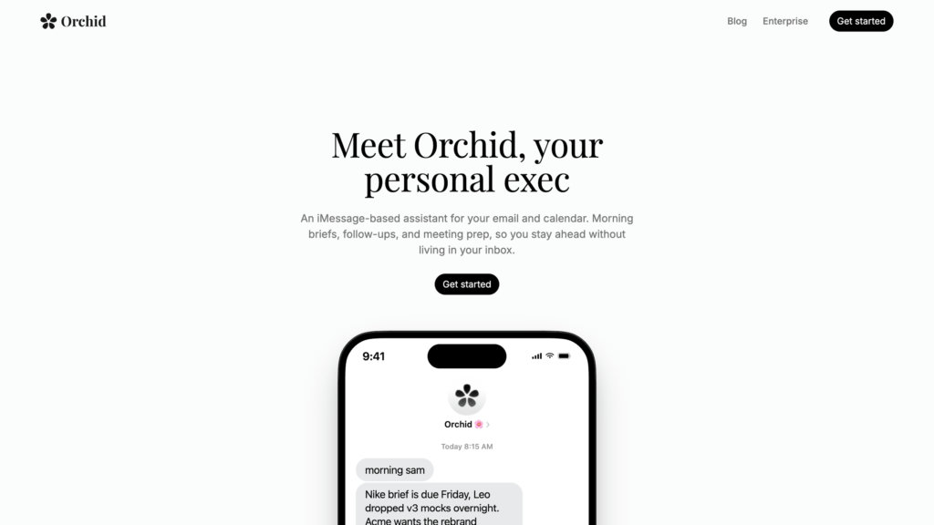 Orchid screenshot