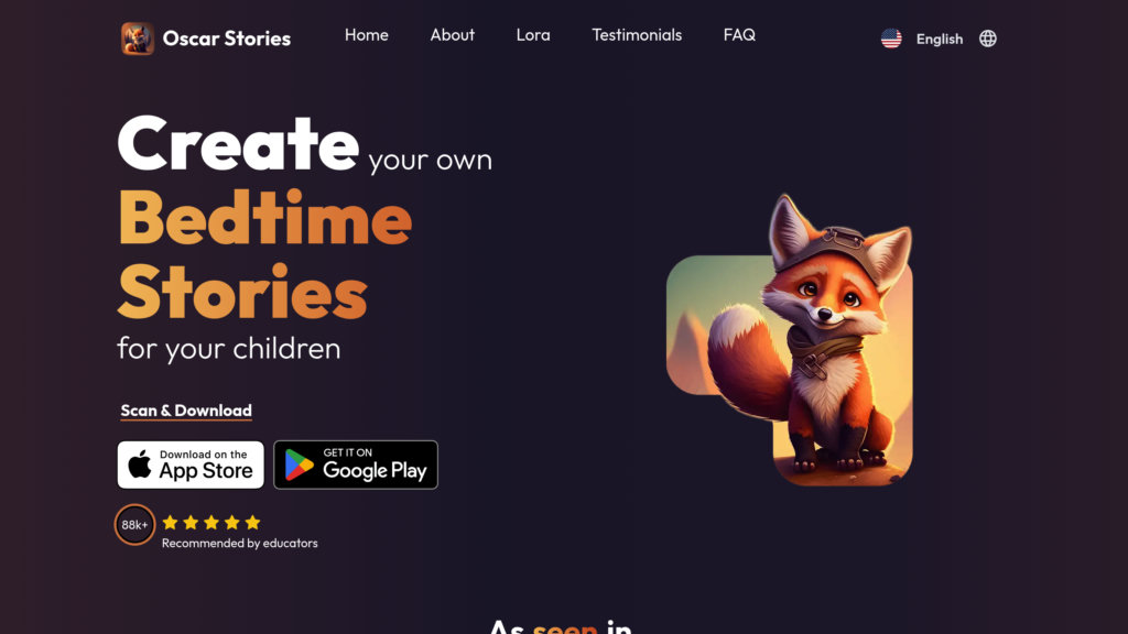 Oscar Stories screenshot