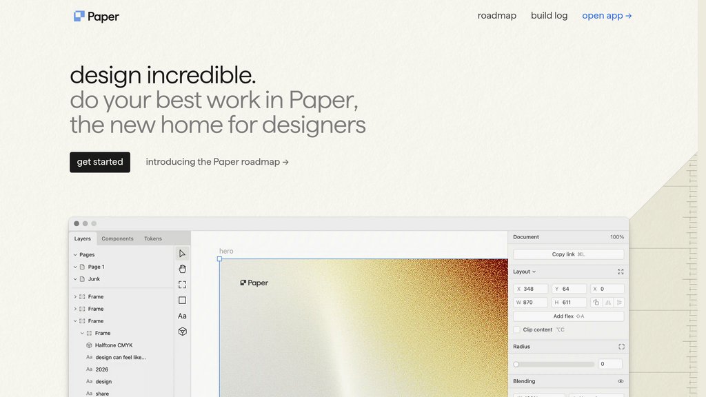 Paper screenshot