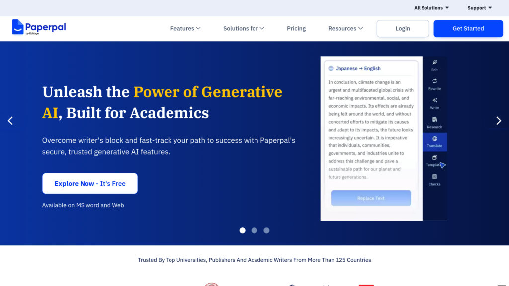 Paperpal screenshot