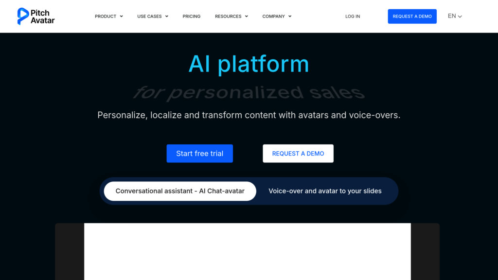 Pitch Avatar screenshot
