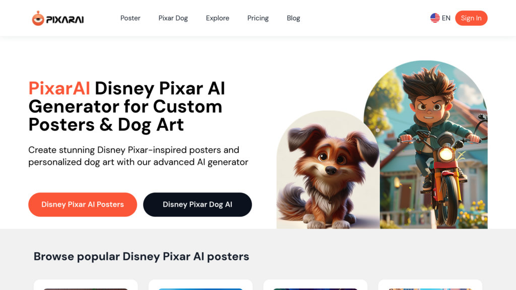 PixarAI screenshot