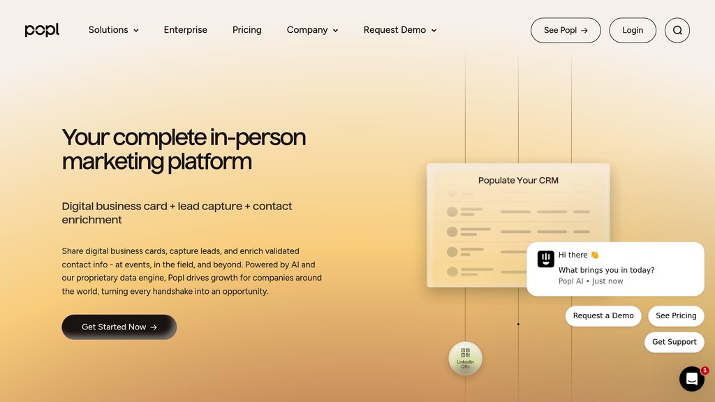 Popl screenshot