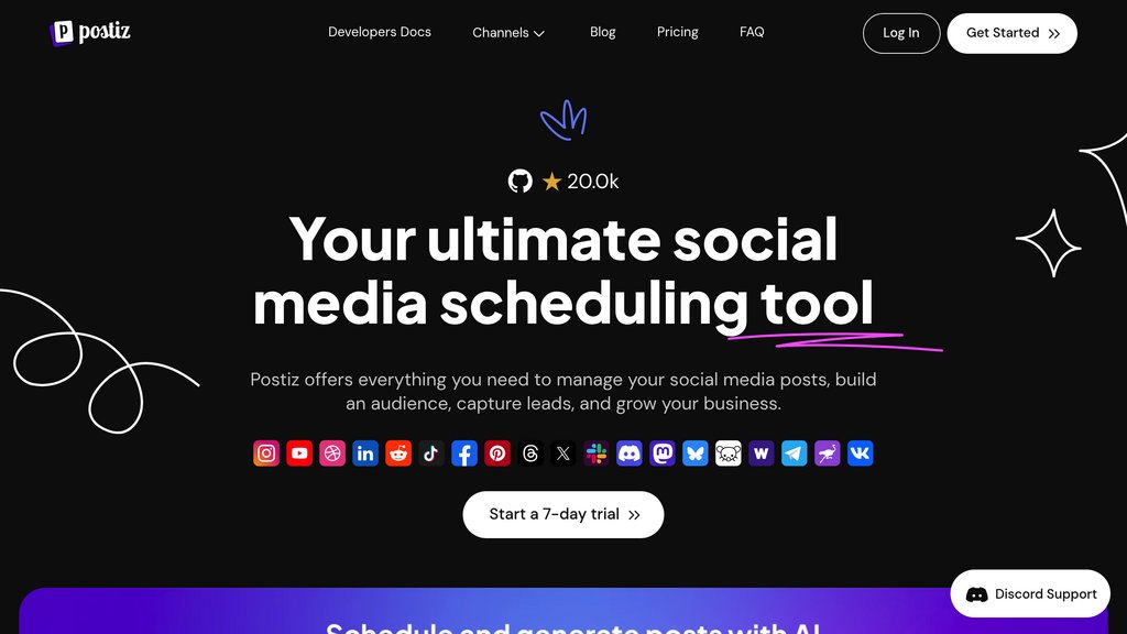Postiz screenshot