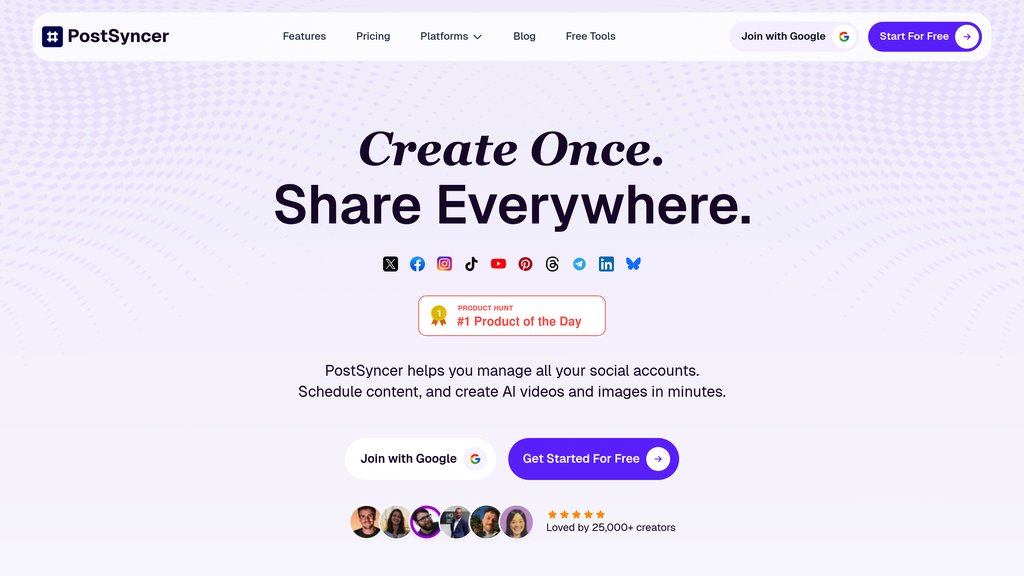 PostSyncer screenshot