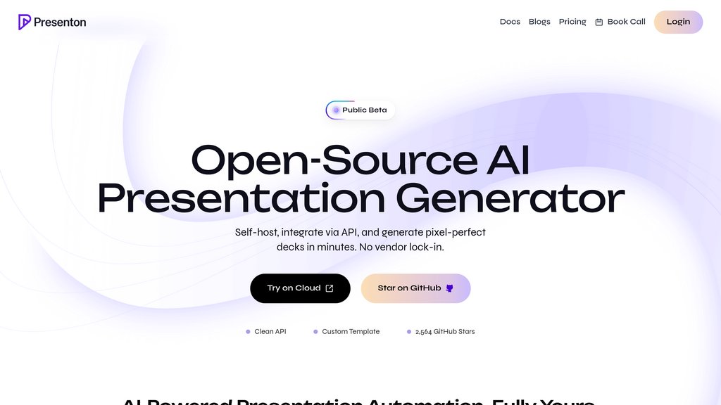 Presenton screenshot