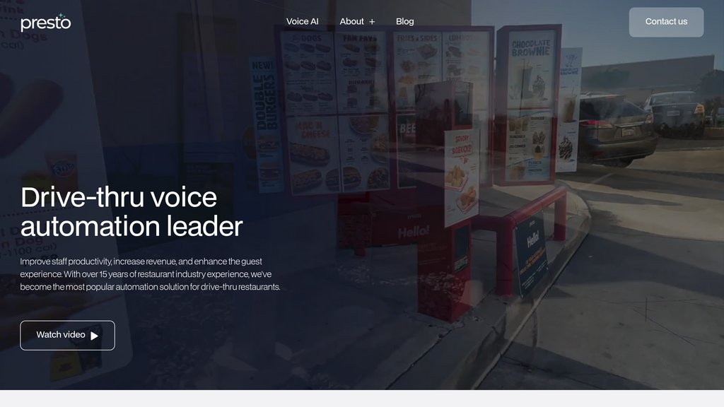 Presto screenshot