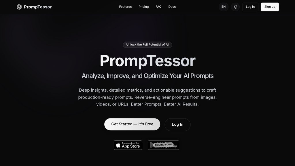 PrompTessor screenshot
