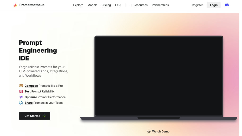 Promptmetheus screenshot
