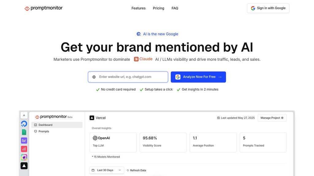 PromptMonitor screenshot