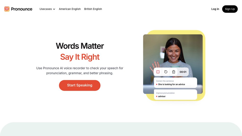 Pronounce AI screenshot
