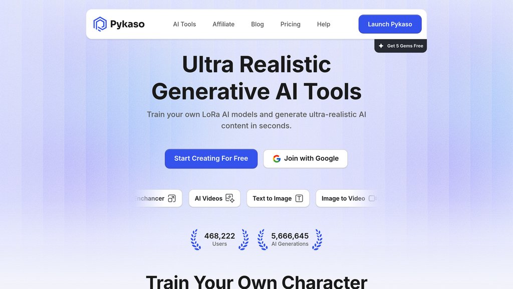 Pykaso AI screenshot