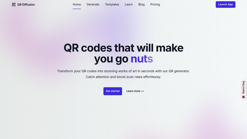 QR Diffusion screenshot