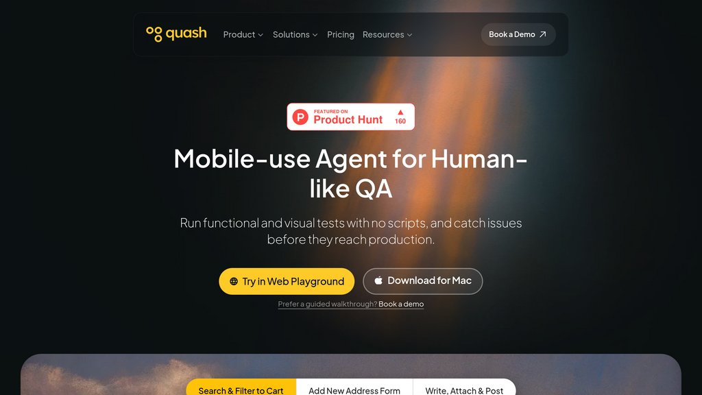 Quash screenshot