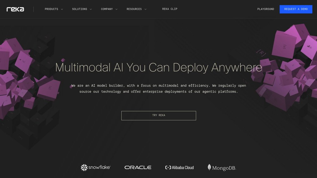 Reka AI screenshot
