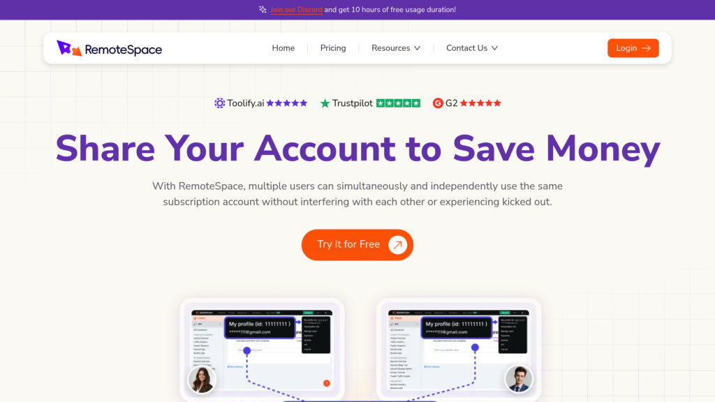 RemoteSpace screenshot