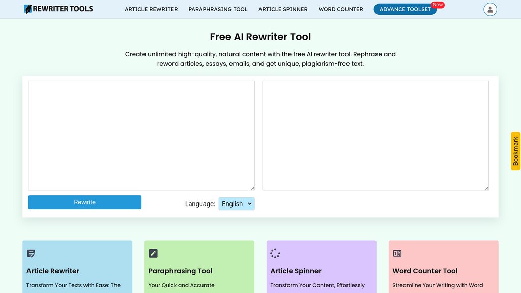 RewriterTools screenshot