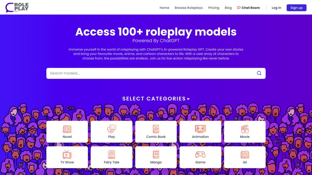 RoleplayGPT screenshot