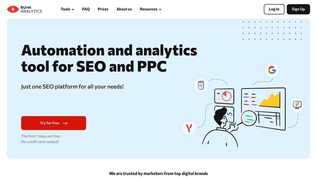 Rush Analytics screenshot